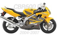 2004-2007 CBR600 F4i Carénage