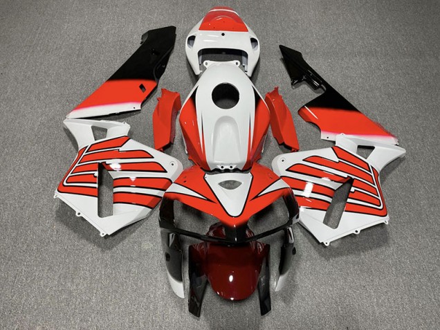 Ailes Rouges & Blanches 05-06 Honda CBR600RR Carénage