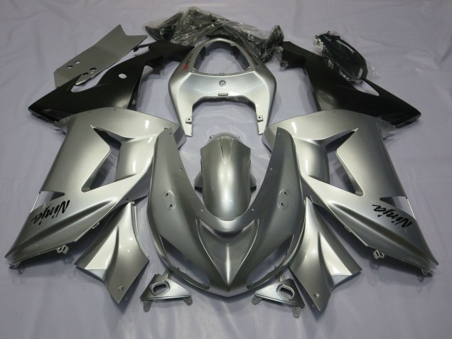 Argent 06-07 Kawasaki ZX10R Carénage