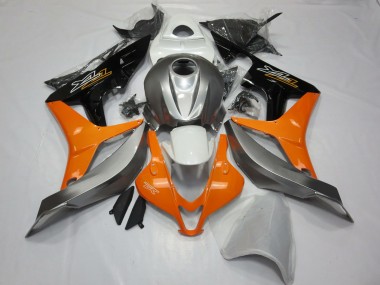 Argent Blanc & Orange 07-08 Honda CBR600RR Carénage