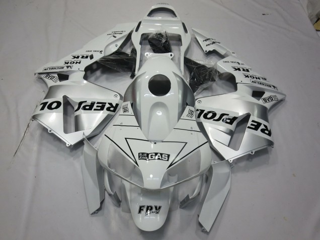 Argent Blanc Repsol 03-04 Honda CBR600RR Carénage