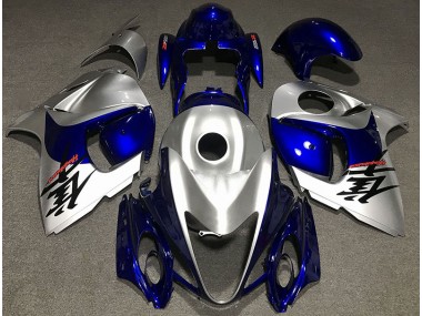 Argent Brillant & Bleu 08-20 Suzuki GSXR 1300 Carénage