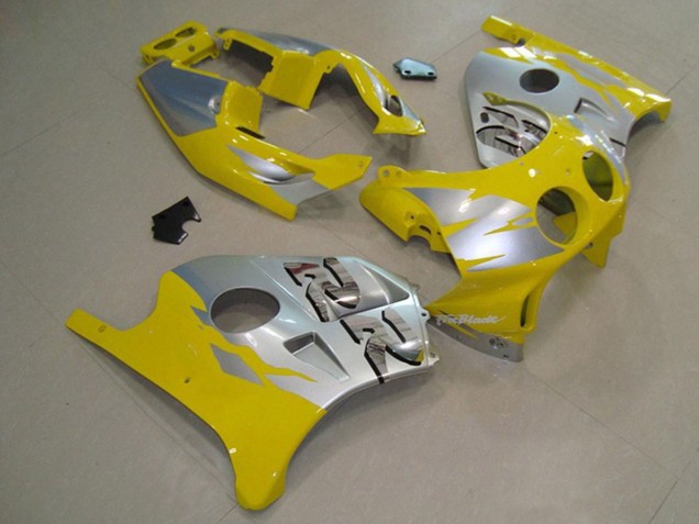 Argent Jaune 90-98 Honda CBR250RR Carénage