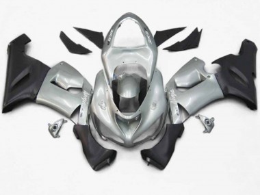 Argent Noir Mat 05-06 Kawasaki ZX6R Carénage