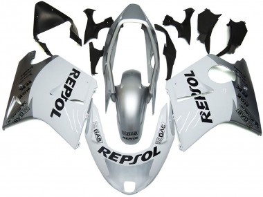 Blanc Argenté Repsol 96-07 Honda CBR1100XX Carénage