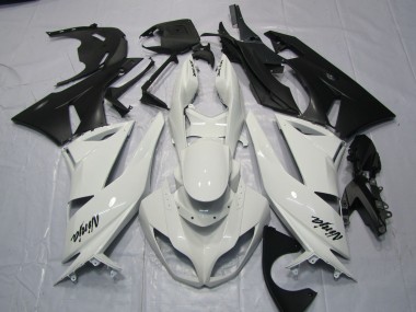 Blanc Brillant 09-12 Kawasaki ZX6R Carénage