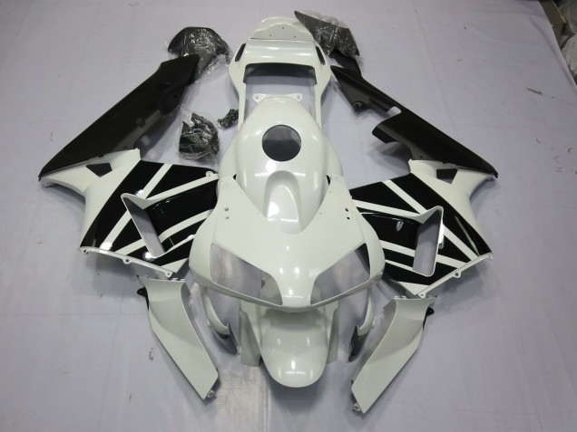 Blanc & Noir OEM 03-04 Honda CBR600RR Carénage