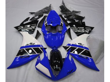 Bleu Brillant Blanc & Noir 12-14 Yamaha R1 Carénage