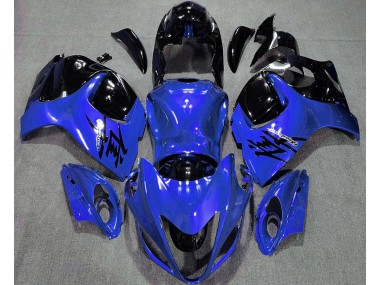 Bleu Brillant & Noir 08-20 Suzuki GSXR 1300 Carénage