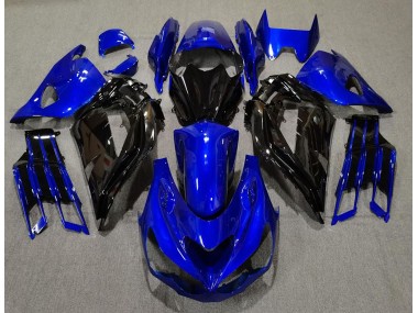 Bleu Brillant & Noir 12-21 Kawasaki ZX14R Carénage