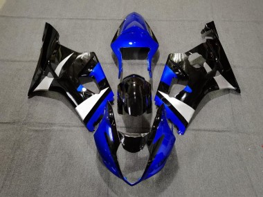 Bleu Brillant Noir & Argent 03-04 Suzuki GSXR 1000 Carénage