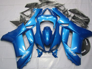 Bleu Clair 07-08 Kawasaki ZX6R Carénage