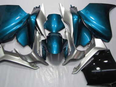 Bleu Clair & Argent 10-13 Honda VFR1200 Carénage