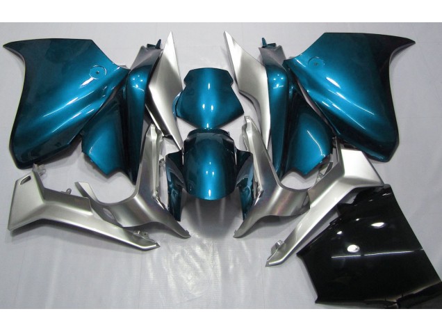 Bleu Clair & Argent 10-13 Honda VFR1200 Carénage