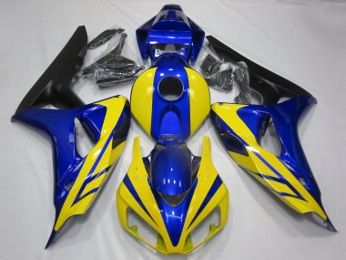 Bleu & Jaune 06-07 Honda CBR1000RR Carénage