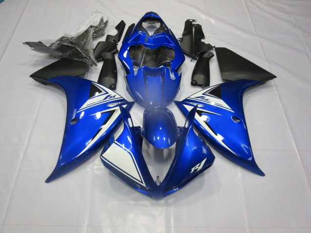 Bleu & Noir 12-14 Yamaha R1 Carénage