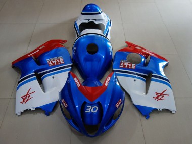 Bleu Océan & Logos 97-07 Suzuki GSXR 1300 Carénage