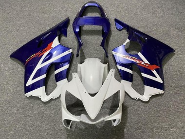 Bleu Profond & Blanc 01-03 Honda CBR600 F4i Carénage