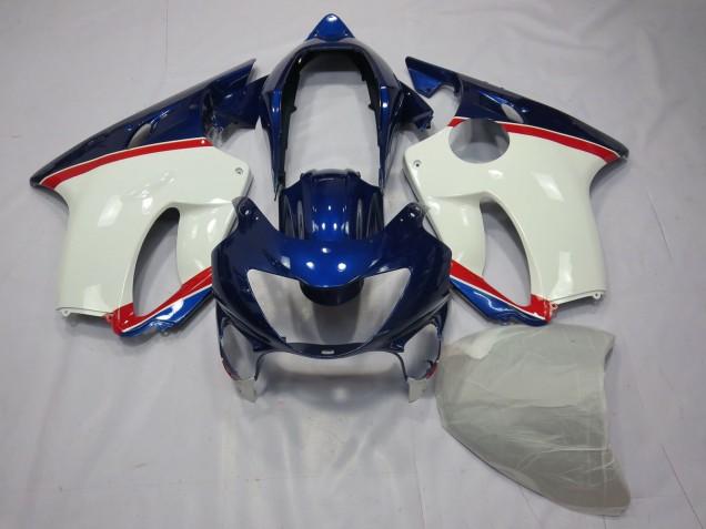 Bleu Profond Blanc & Rouge 99-00 Honda CBR600 F4 Carénage