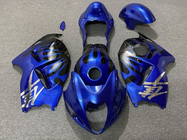 Bleu Profond & Noir 97-07 Suzuki GSXR 1300 Carénage