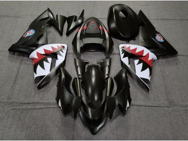 Bomber Betty Noir Mat 04-05 Kawasaki ZX10R Carénage