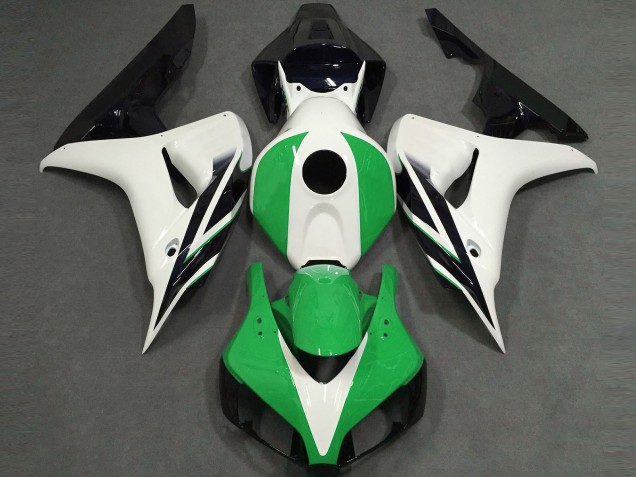 Brillant Blanc Vert Noir 06-07 Honda CBR1000RR Carénage