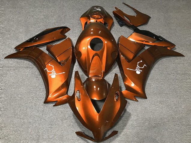 Brillant Orange Foncé 12-16 Honda CBR1000RR Carénage