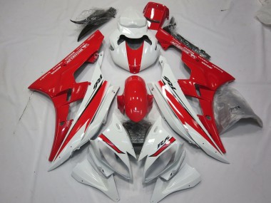 Conception De Style Blanc Rouge 06-07 Yamaha R6 Carénage