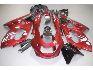 Décalcomanies Rouges & Blanches Brillantes 98-07 Yamaha YZF600 Carénage