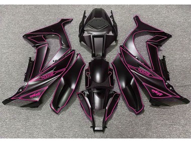 Doublure Noir Mat & Rose 11-15 Kawasaki ZX10R Carénage