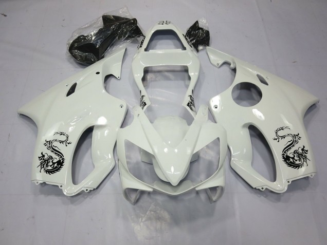 Dragon Blanc 01-03 Honda CBR600 F4i Carénage