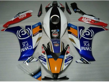 Elf Bleu & Orange 12-16 Honda CBR1000RR Carénage