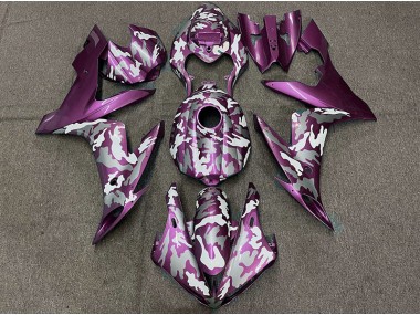 Magenta Foncé Camouflage 04-06 Yamaha R1 Carénage