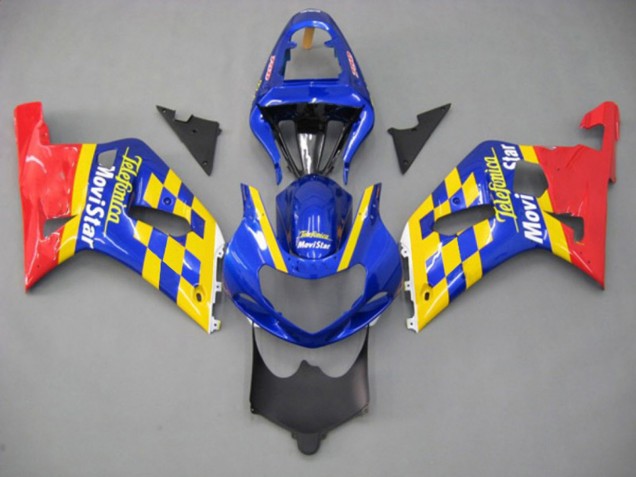 Movistar 01-03 Suzuki GSXR 600-750 Carénage