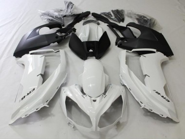 Noir & Blanc 12-16 Kawasaki Ninja 650R Carénage