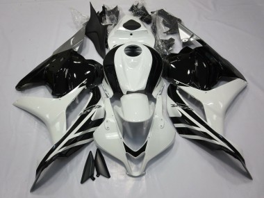 Noir & Blanc Brillant 09-12 Honda CBR600RR Carénage