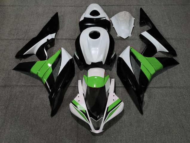 Noir Blanc & Vert 07-08 Honda CBR600RR Carénage