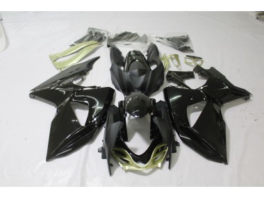 Noir Brillant Argent Mat 09-16 Suzuki GSXR 1000 Carénage