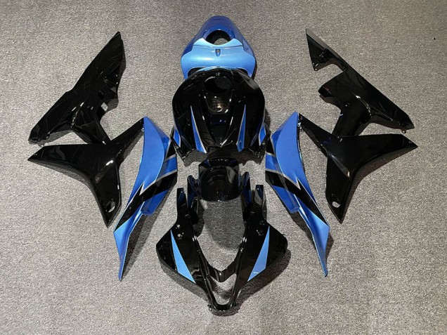 Noir Brillant & Bleu Clair 07-08 Honda CBR600RR Carénage