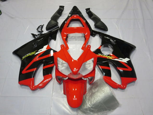 Noir Brillant & Rouge 01-03 Honda CBR600 F4i Carénage