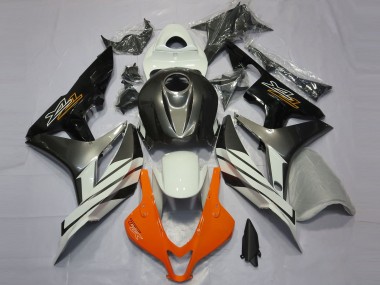 Noir Gris & Orange 07-08 Honda CBR600RR Carénage