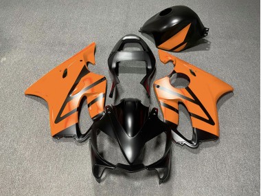 Noir Mat & Orange 01-03 Honda CBR600 F4i Carénage