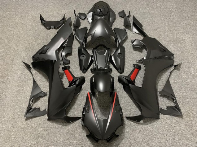 Noir Mat & Rouge 17-23 Honda CBR1000RR Carénage