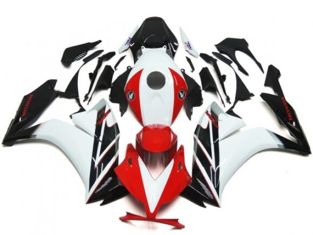 Noir & Rouge / Blanc Brillant 12-16 Honda CBR1000RR Carénage