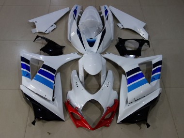 OEM Style Bleu & Blanc 07-08 Suzuki GSXR 1000 Carénage