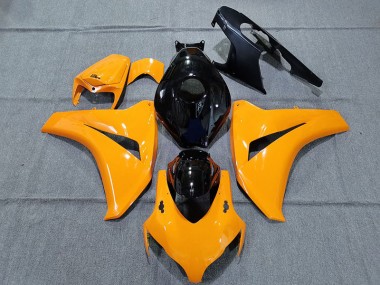 Orange Brillant & Noir 08-11 Honda CBR1000RR Carénage