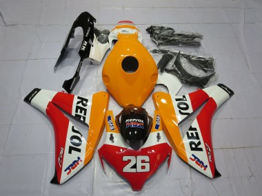 Orange Clair Repsol 08-11 Honda CBR1000RR Carénage