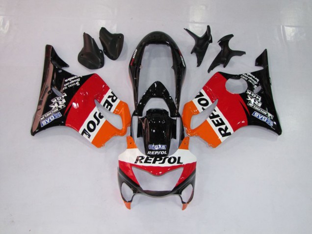 Repsol Rouge Orange & Noir 99-00 Honda CBR600 F4 Carénage