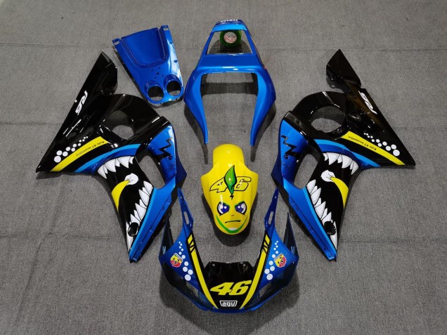 Requin Bleu & Jaune 98-02 Yamaha R6 Carénage