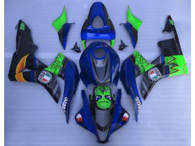 Requin Bleu & Vert 07-08 Honda CBR600RR Carénage